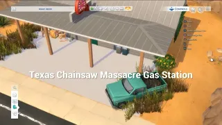 Chainsaw Massacre Gas Station Sims 4 PS4 SpeedBuild