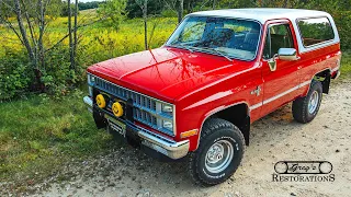 Brian's 1981 Chevrolet K5 Blazer 4x4 Restoration!