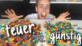 Ich ERRATE Süßigkeiten TEUER vs. GÜNSTIG 😍 | Julienco