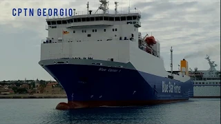 Blue Carrier 1 : Παρθενική άφιξη στο λιμάνι της Ρόδου