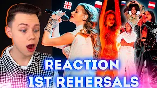 ПОЛЬША ШОКИРОВАЛА! РЕАКЦИЯ на первые РЕПЕТИЦИИ - Eurovision 2023 - Reaction: Евровидение 2023