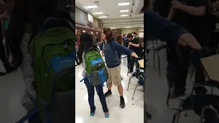 A fight in school