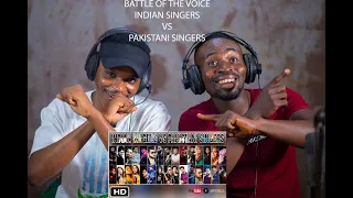 Africans Reacts to Indians Singers vs Pakistani Singers Battle of Voice Atif Arijit Shreya Rahat 😱