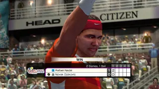 Virtua Tennis 4 Nadal vs N Djokovic pc gameplay