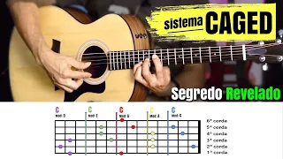 Aprenda TODOS OS ACORDES em TODO O BRAÇO DO VIOLÃO - Sistema CAGED - Prof. Sidimar Antunes🎸