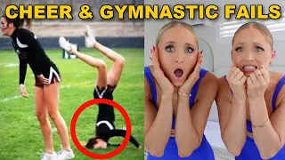 EMBARRASSING MOMENTS IN CHEER & GYMNASTICS PART 2!