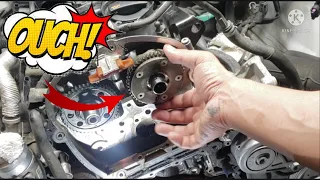Audi A4 2.0L CamShaft Actuator Sprocket, Is this Normal?