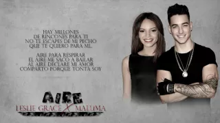 Leslie Grace ft  Maluma   Aire VideoLetra  HD  2016