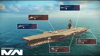 USS Enterprise (CVN-80) - Full Americans Equipments Gameplay - Modern Warships