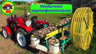 Картофелеуборочный комбайн! Испытание на тяжелой почве! / Potato harvester