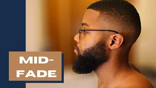 HOW TO DO A MID FADE HAIRCUT (SELF-CUT) | STEP BY STEP