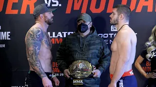 Ryan Bader vs. Valentin Moldavsky Bellator 273 Weigh-In Staredown - MMA Fighting