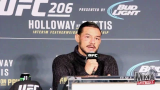 Cub Swanson speaks on his epic battle with Dooho Choi at UFC 206