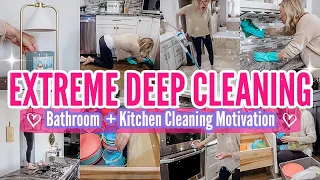 EXTREME DEEP CLEANING MOTIVATION |KITCHEN CLEANING + ORGANIZING|CLEAN WITH ME 2023-JESSI CHRISTINE