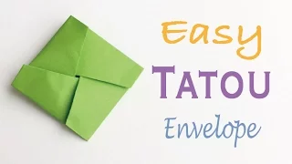 Easy☺︎ Simple Tatou Origami Paper Envelope✨ - Origami Kawaii〔#170〕