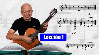 Aprende a leer partituras para guitarra - Curso - Lección 1