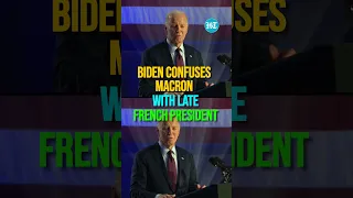 Biden Confuses Macron With Late French President | Watch