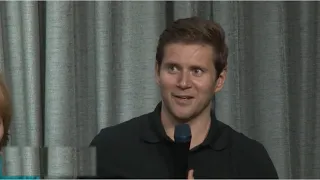 Allen Leech does impressions of Downton Abbey colleagues