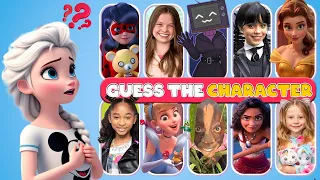 GUESS THE DISNEY SONG & WHO"S SINGING?Elsa,Moana,Mirabel,Tenge Tenge,Salish Master,Lay Lay,Wednesday