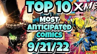 Top 10 Most Anticipated NEW Comic Books For NEXT WEEK 9/21/22