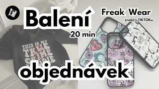 Balení objednávek - kryty na mobil, mikiny ... / Freak Wear vlog