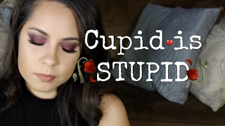 CUPID IS STUPID! | Anti Valentine's Day Makeup Tutorial