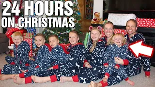 24 Hours with 6 Kids on Christmas!!