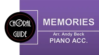 Memories - PIANO ACCOMPANIMENT | Arr A Beck