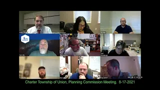 Charter Township of Union, Planning Commission Meeting.  8-17-2021