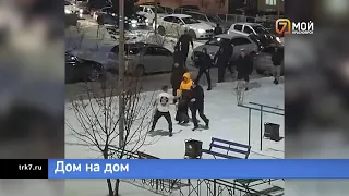 Массовая драка произошла в красноярской Покровке из за установленного шлагбаума