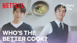 Rowoon and Ha Jun battle in the kitchen for Cho Bo-ah | Destined With You Ep 11 [ENG]