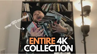 ENTIRE 4K BLU-RAY COLLECTION 2024 | Over 150 movies!