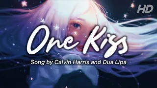 One Kiss - Calvin Harris and Dua Lipa (Lyrics)