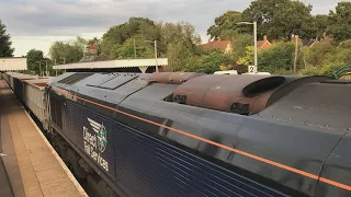 Class 66 Startup - 66422 at Wymondham 03/08/2020