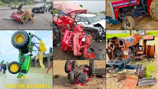 DANGEROUS TRACTOR ACCIDENT😱 || DRIVER मरते - मरते बचा। sahil nain