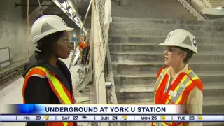 Video: A sneak peek at the upcoming York U subway station