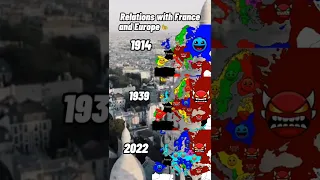 Relations with France and Europe (1914-2022) #geography #history #conflict #europe #shorts