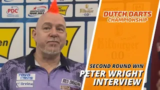 Peter Wright: 'The crowd did want me to try to win and I did' | Dutch Darts Championship 2023