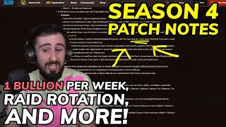 1 Bullion per Week, Keys Dropping to +2, and more Season 4 News from the Patch Notes!