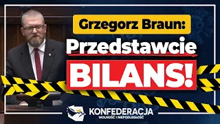Grzegorz Braun: 200 tysięcy zgonów nadmiarowych, 200 milionów medykamentów - przedstawcie bilans!