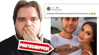 Reacting to *HILARIOUS* Photoshop Requests!