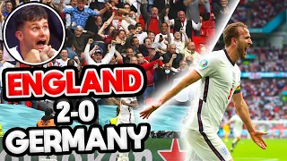 THE MOMENT ENGLAND FINALLY BEAT GERMANY!! - England 2-0 Germany - EURO 2020 | Matchday Vlog