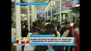 Ilang biyahe pa-Bicol at Visayas, kahapon pa raw fully booked