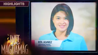 Rita runs for congress in place of her husband Peterson | Init Sa Magdamag