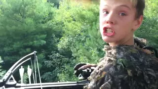 VIRAL Michigan Youth Hunt FIRST DEER BUCK crossbow, priceless PROUD father/son September 18, 2016