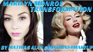 MARILYN MONROE TRANSFORMATION PRO MAKEUP VIDEO TUTORIAL- mathias4makeup