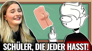 Ich reagiere auf SCHÜLER, die jeder HASST  #lidiro #reaktion #lustig  #schule #schüler