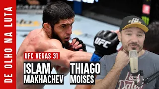 De Olho na Luta, por Vitor Miranda: Islam Makhachev x Thiago Moises