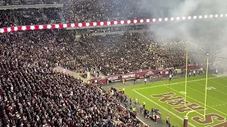AGGIE WAR HYMN and Entrance Texas A&M Mississippi State Game 2023