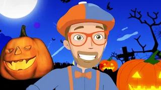 Blippi Halloween Song | Gecko's Garage Songs | Children's Music | Vehicles For Kids!